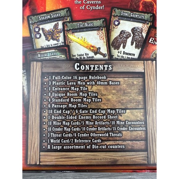Shadows Of Brimstone: Other Worlds Caverns Of Cynder Expansion Game Case Sleeved - Picture 10 of 11